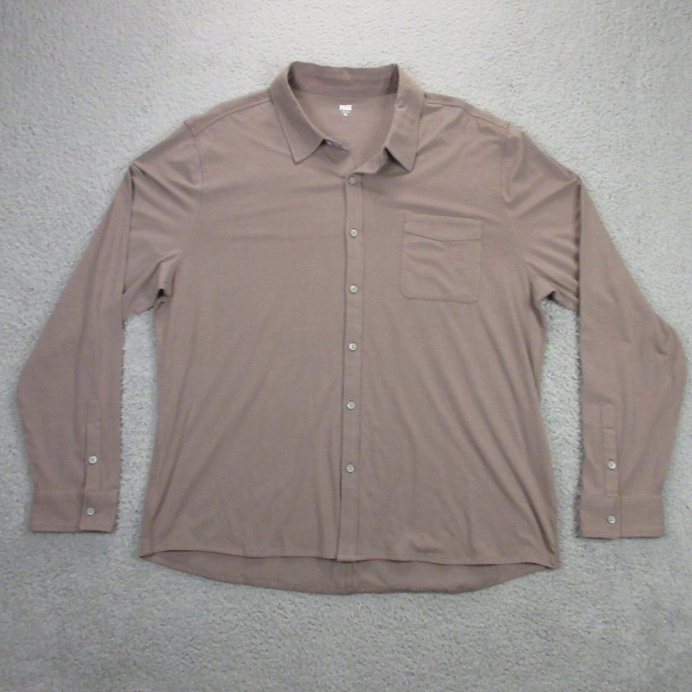 Paige‎ Mens Stockton Stretch Button Up Shirt size XL Jersey T-Shirt Tech